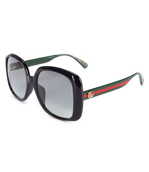 gucci square sunglasses 56mm.